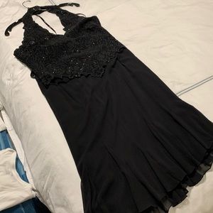 Tadashi fancy silk skirt & top